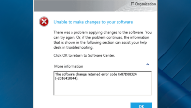 Photo of 0x87d00324 Error al instalar la aplicación SCCM