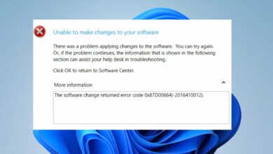 Photo of Actualización de software fallida (0x87d00664): cómo solucionarlo