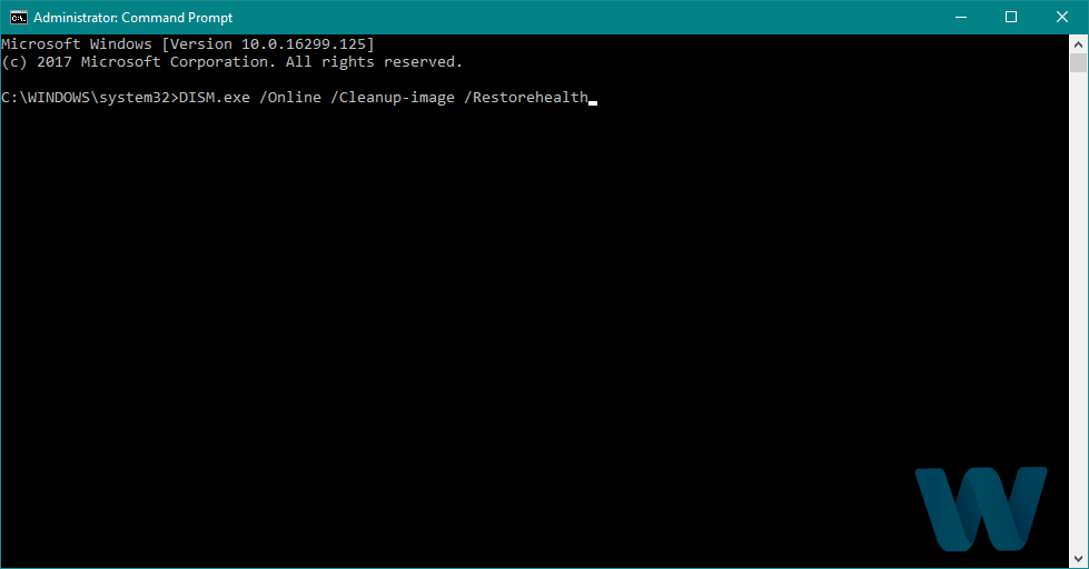 REGISTRY ERROR Windows 10 error dism scan