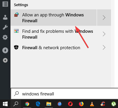 Permitir una aplicación a través del Firewall de Windows - ¿Por qué mi computadora no puede encontrar mi Cricut?