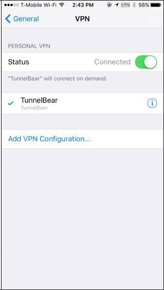 VPN para iOS