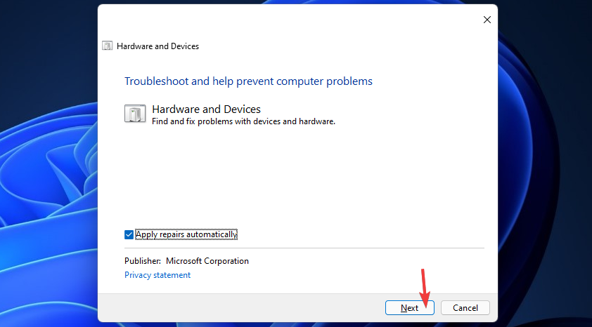 La ventana de hardware y dispositivos de Windows 11 no tiene suficientes recursos para el controlador USB