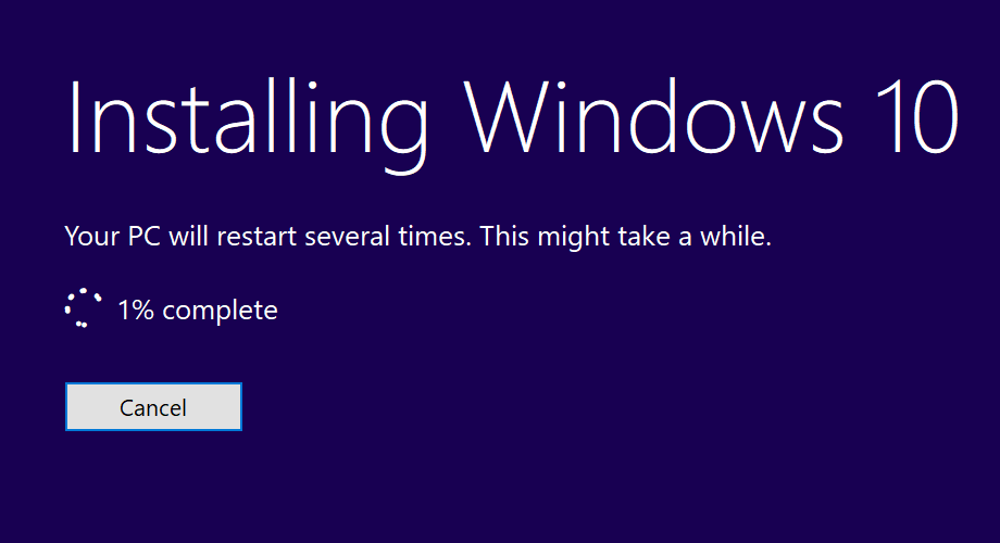instalați setarea Windows 10