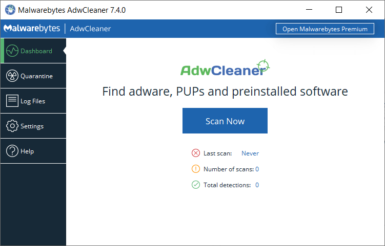 Malwarebytes AdwCleaner ffxiv no puede completar la verificación/actualización de la versión