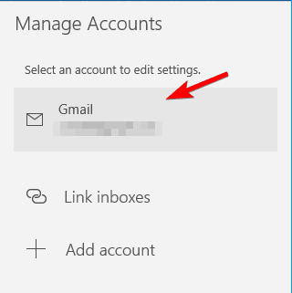 account email The set of folders cannot be opened