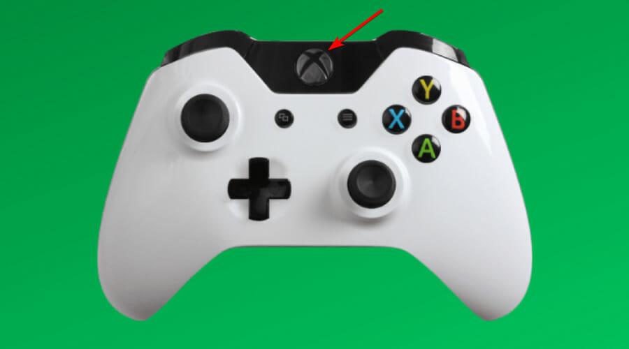 Botón del controlador de Xbox