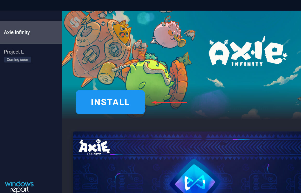 Vuelva a instalar Axie Infinity para arreglar que Axie Infinity no funcione