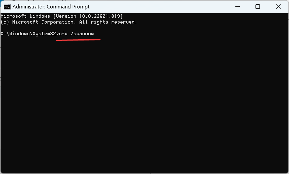 Escaneo sfc para reparar video_tdr_failure Windows 11