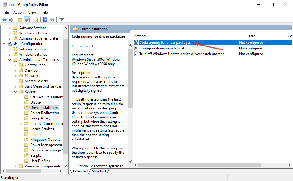 Firma de código para paquetes de controladores para deshabilitar la aplicación de firmas de controladores de Windows 11