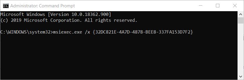 Las correcciones de instalación de Windows del comando msiexec.exe