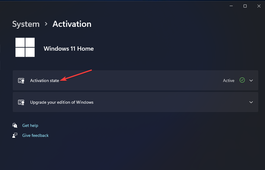 Error de activación del estado de activación de Windows 11 0x87e10bc6