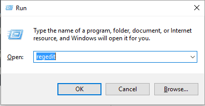 editor de registro de windows 10