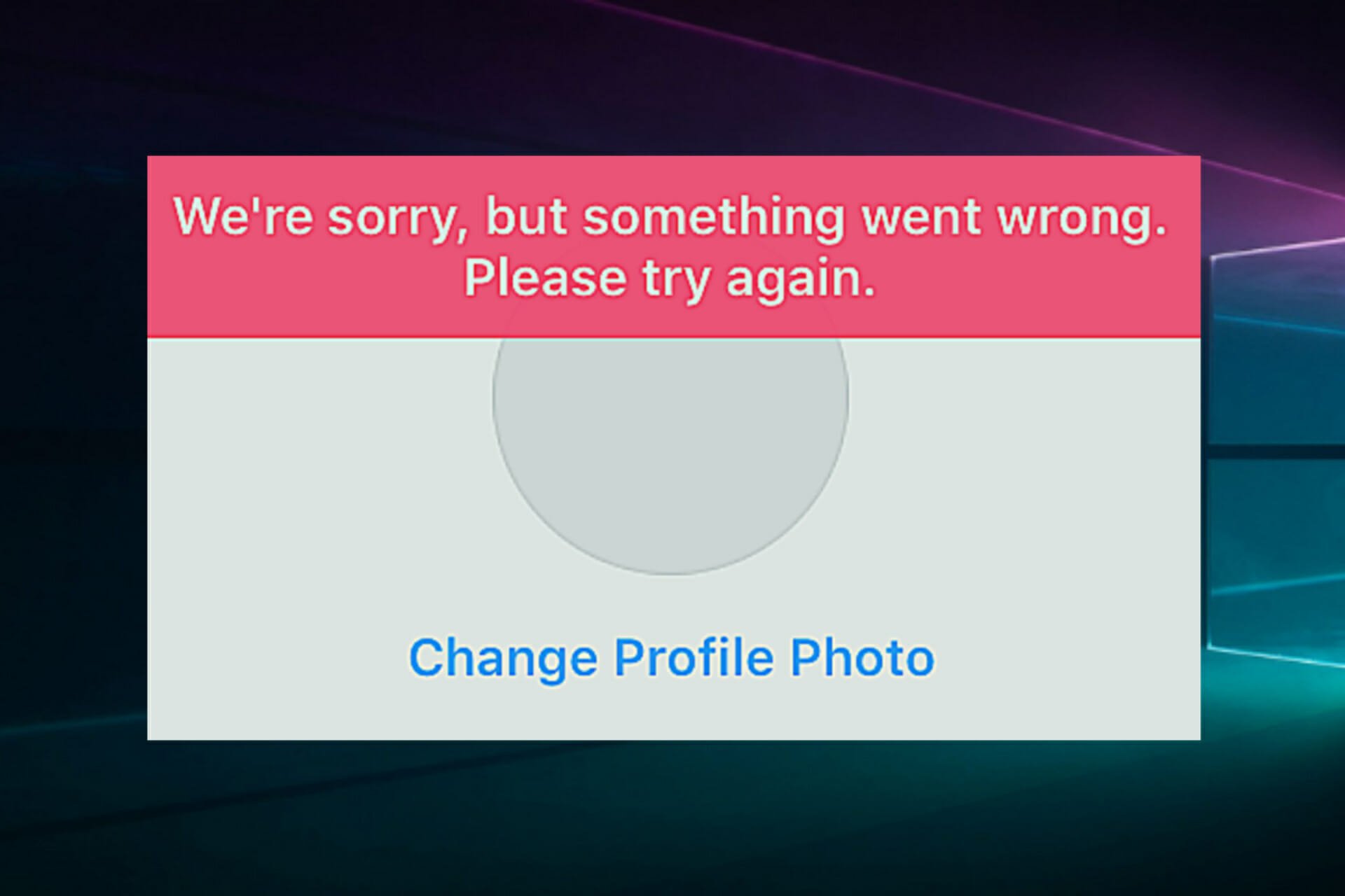 SOLUCIONADO: Lo siento, algo salió mal Error de Instagram
