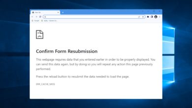 Photo of 8 Ways to Fix Confirm Form Resubmission Err_Cache_Miss Error