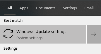 actualizar buscando cortana - código de error de actualización de Windows 10 0xc00000fd