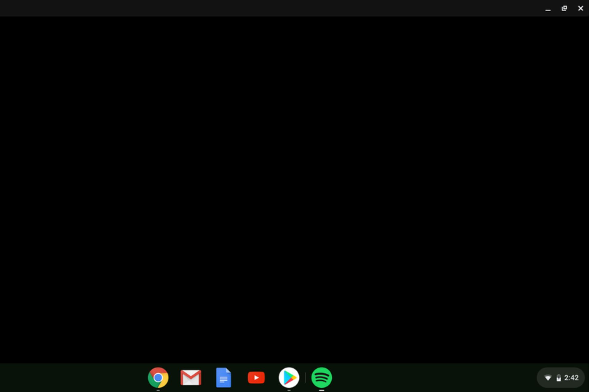 Chromebook pantalla negra