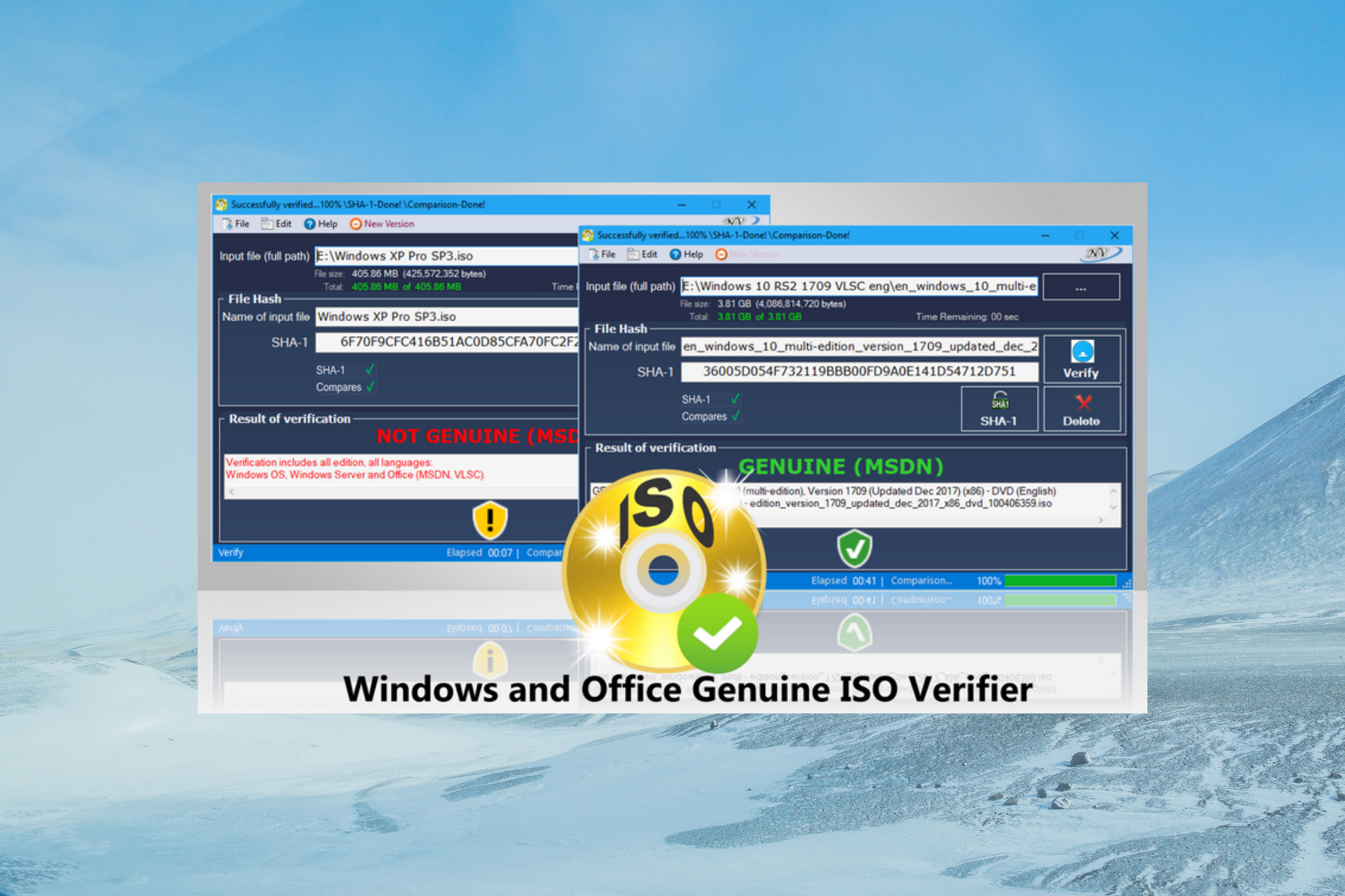 Cómo verificar los archivos ISO de Windows y Office