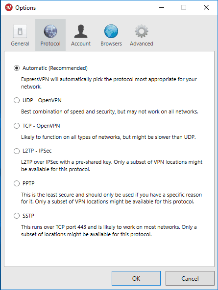 Express VPN bloqueado al iniciar sesión