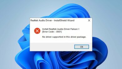 Photo of Instale el código de error de falla del controlador de audio Realtek 0001: corregir