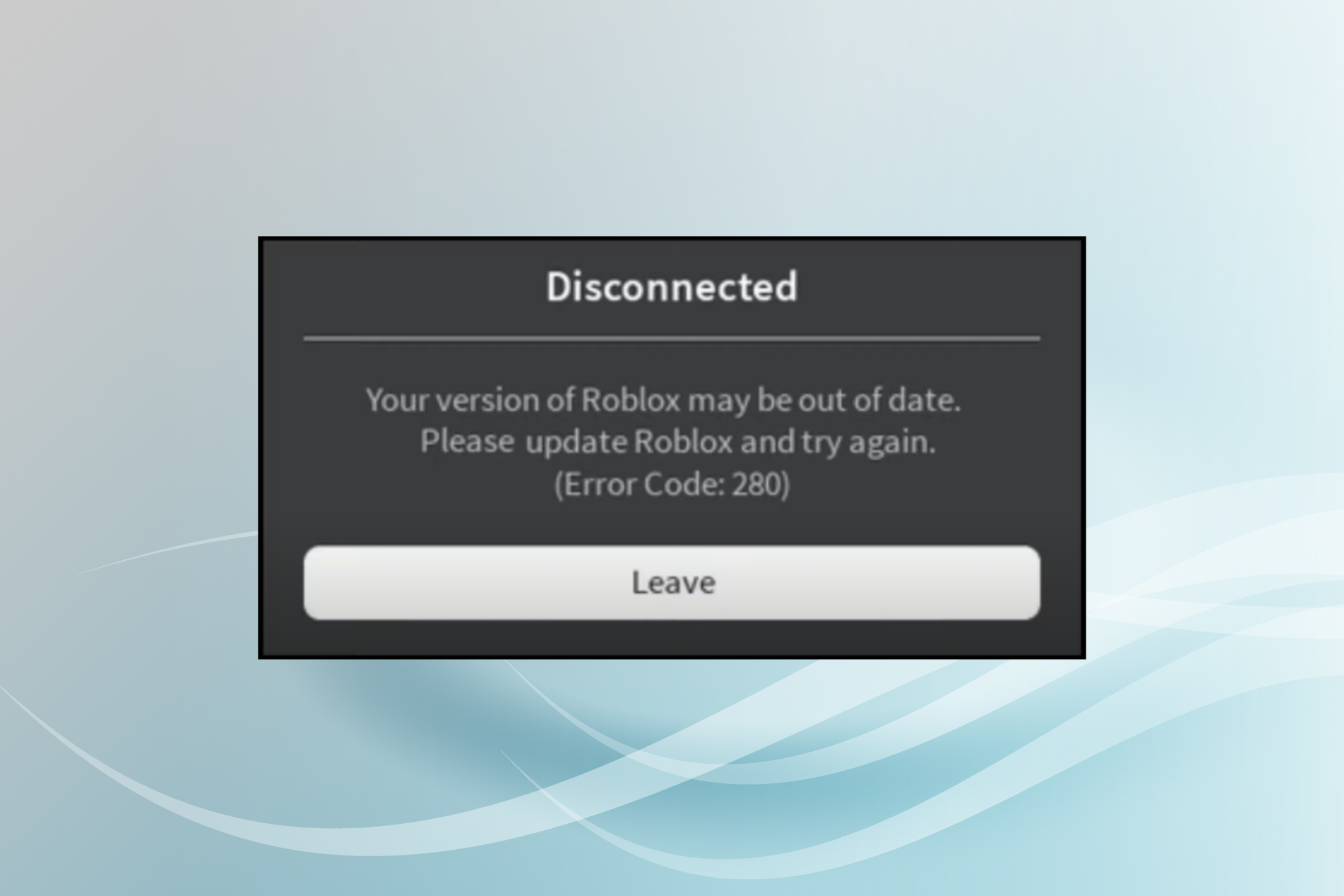 Fix Roblox update error
