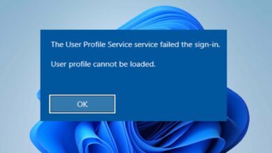 Photo of No se puede cargar el perfil de usuario de Windows 11: cómo solucionarlo