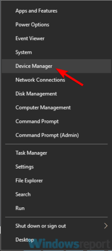 device manager win + x menu wlanext.exe