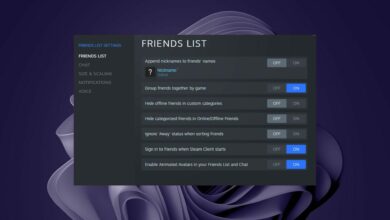 Photo of ¿No puedes conectarte a tu lista de amigos de Steam?  5 formas de mantener tu conexión encendida