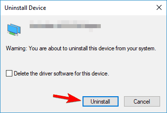 Eroare de adaptor de rețea Hamachi Windows 10