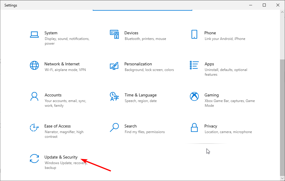 actualizar y deshacer los cambios realizados en su PC con Windows 10