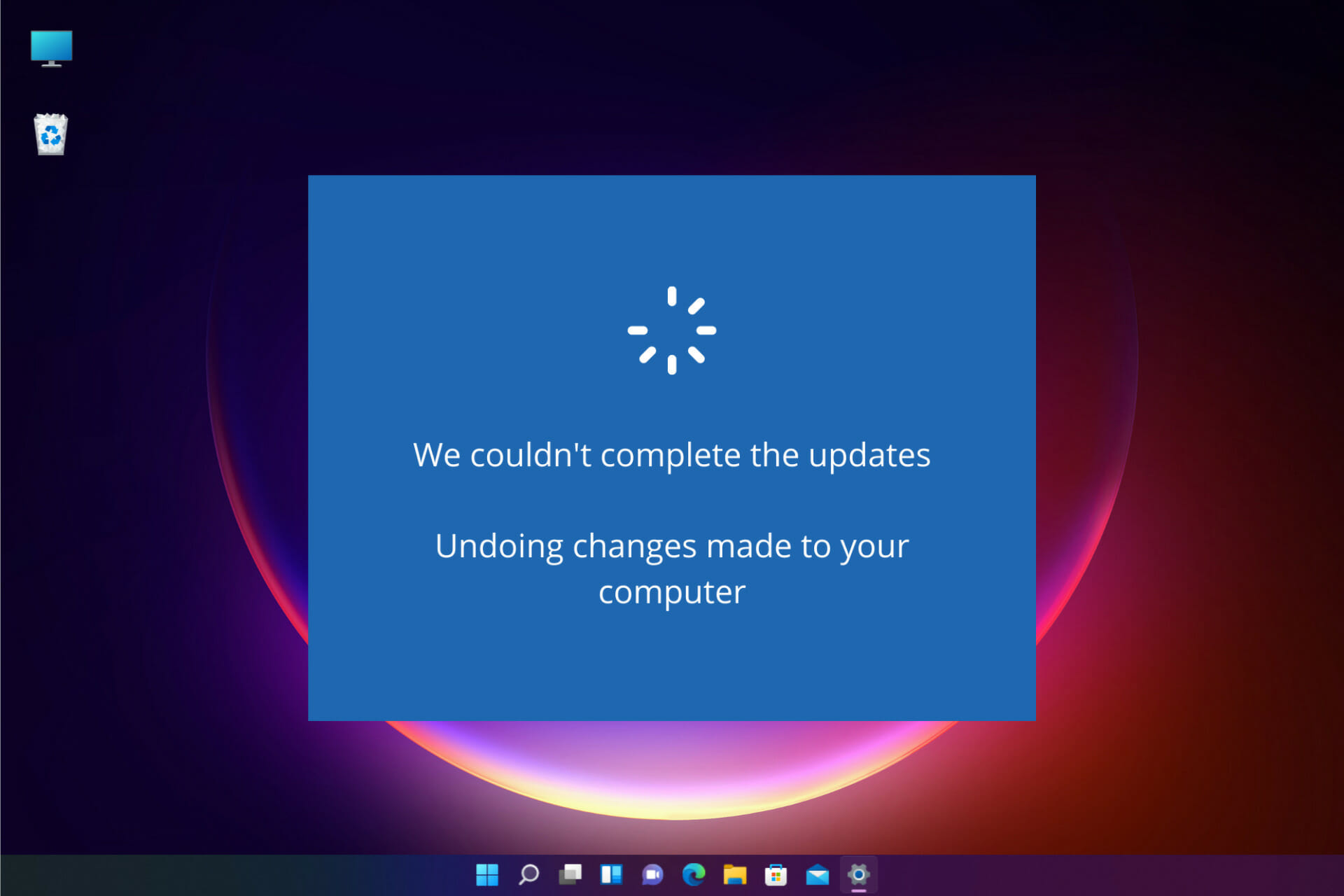Cómo arreglar los cambios de deshacer en su PC con Windows 11