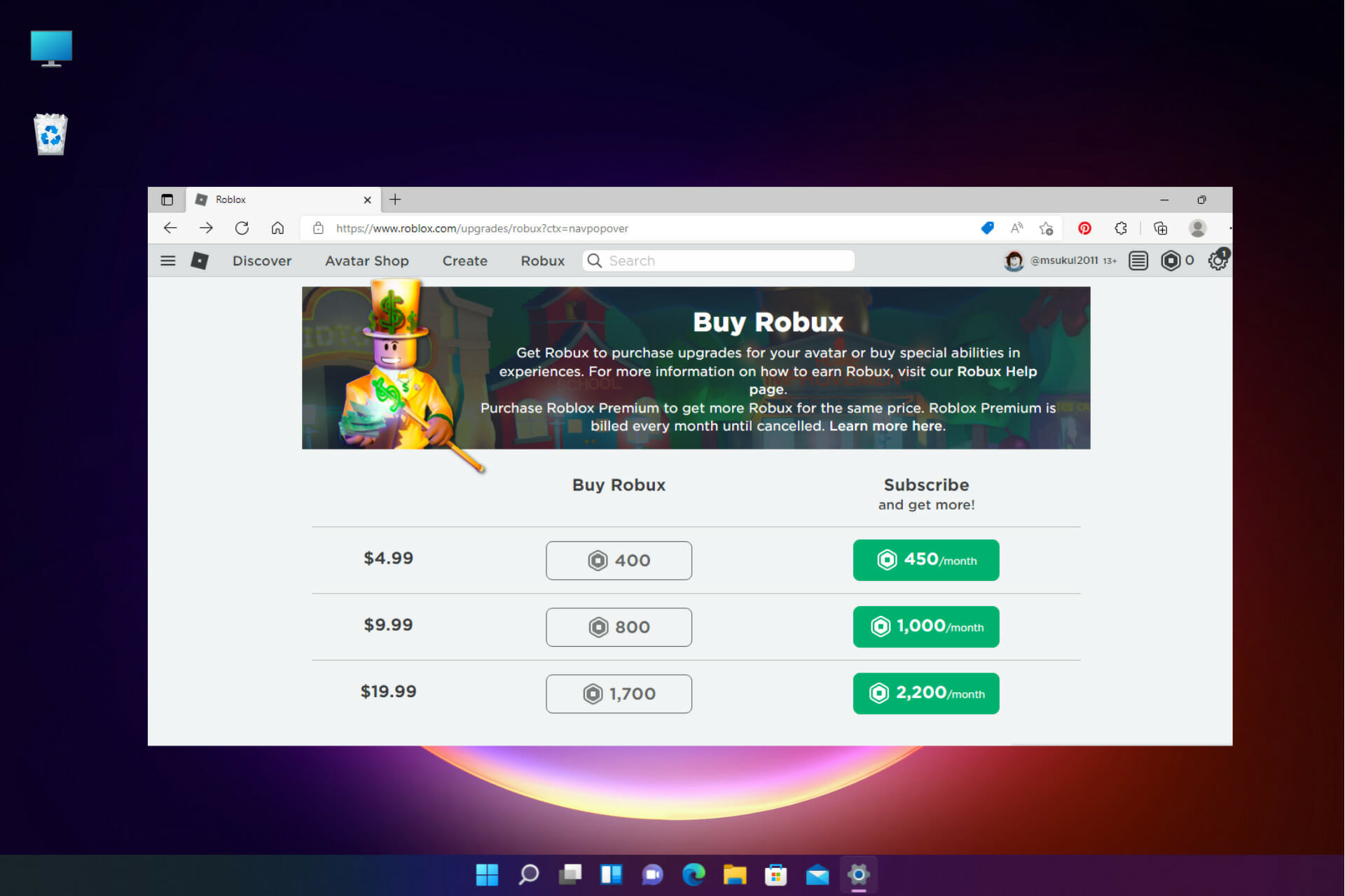 Cumpărați abonament Roblox din aplicația de joc Roblox